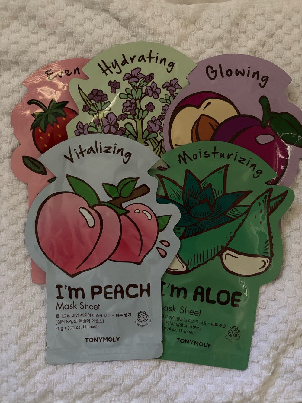 5 TonyMoly Sheet Masks Bundle